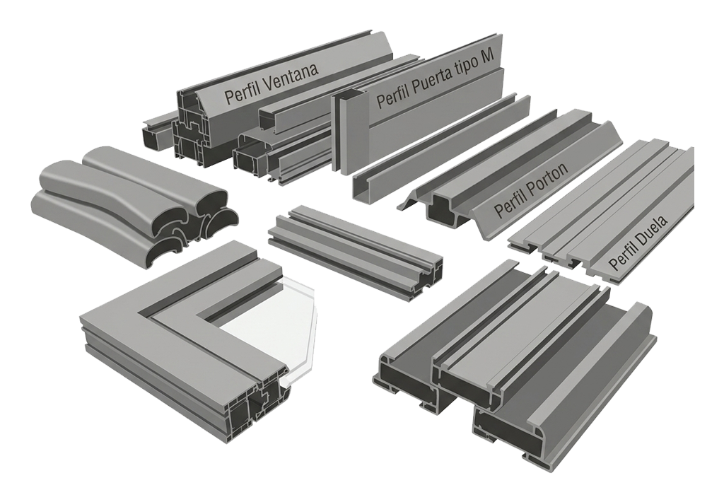 Perfiles para Puertas, Ventanas y Herrería